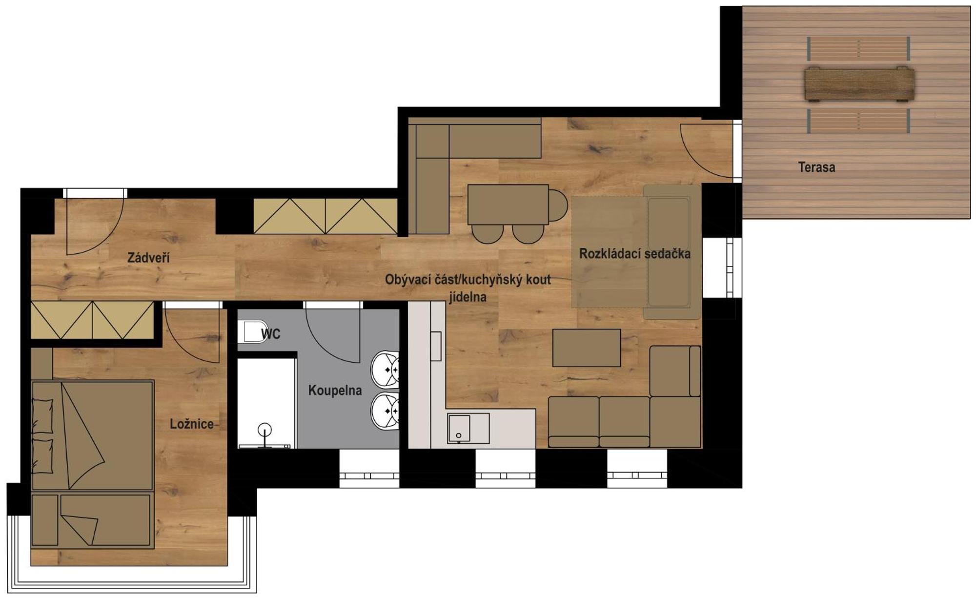 Apartmany Barth Holiday - Rezidence Maj Pec pod Sněžkou Szoba fotó