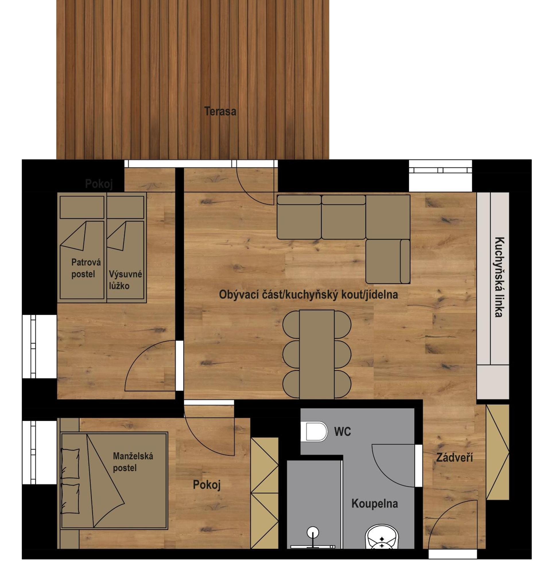 Apartmany Barth Holiday - Rezidence Maj Pec pod Sněžkou Szoba fotó