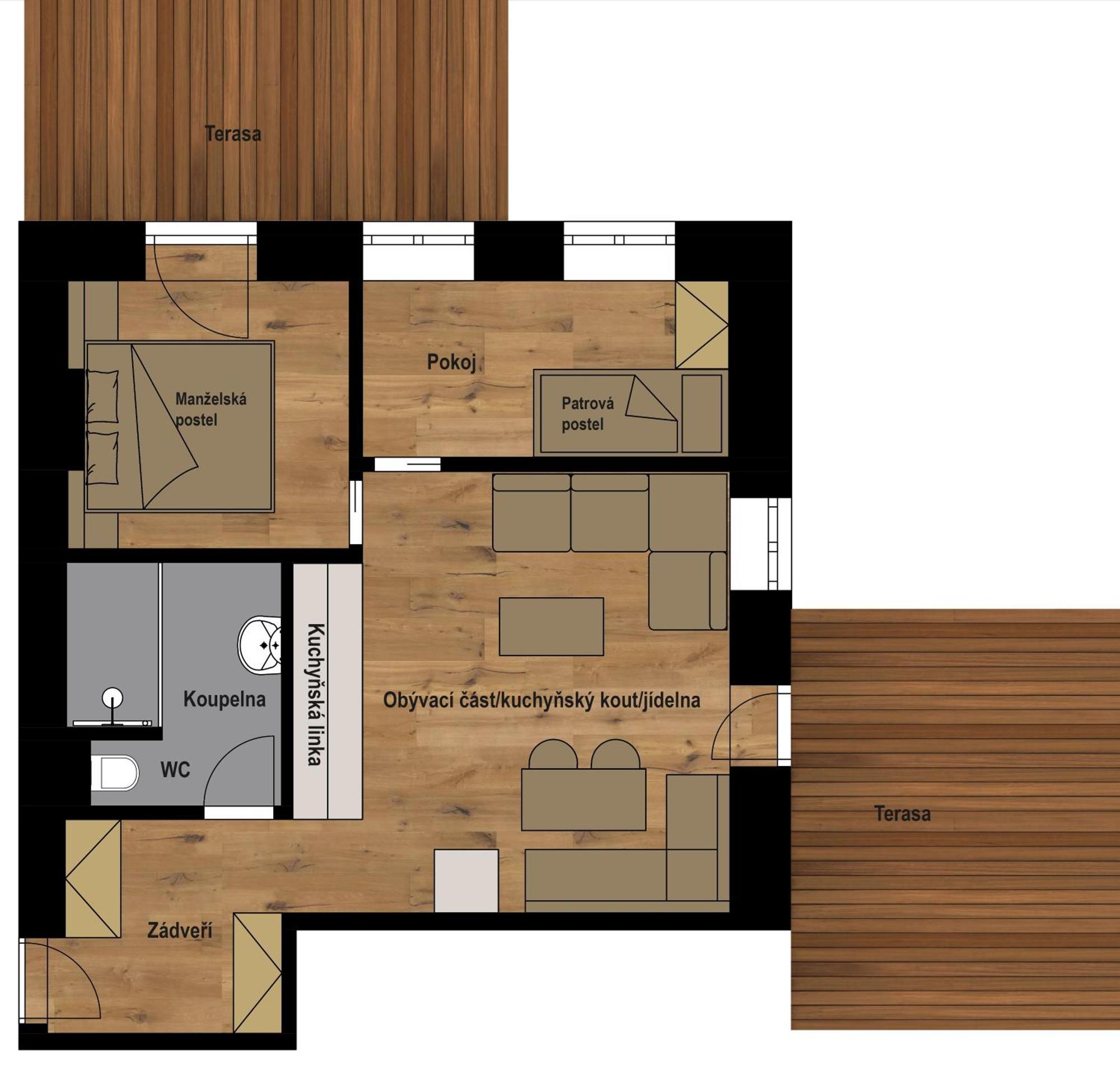 Apartmany Barth Holiday - Rezidence Maj Pec pod Sněžkou Szoba fotó